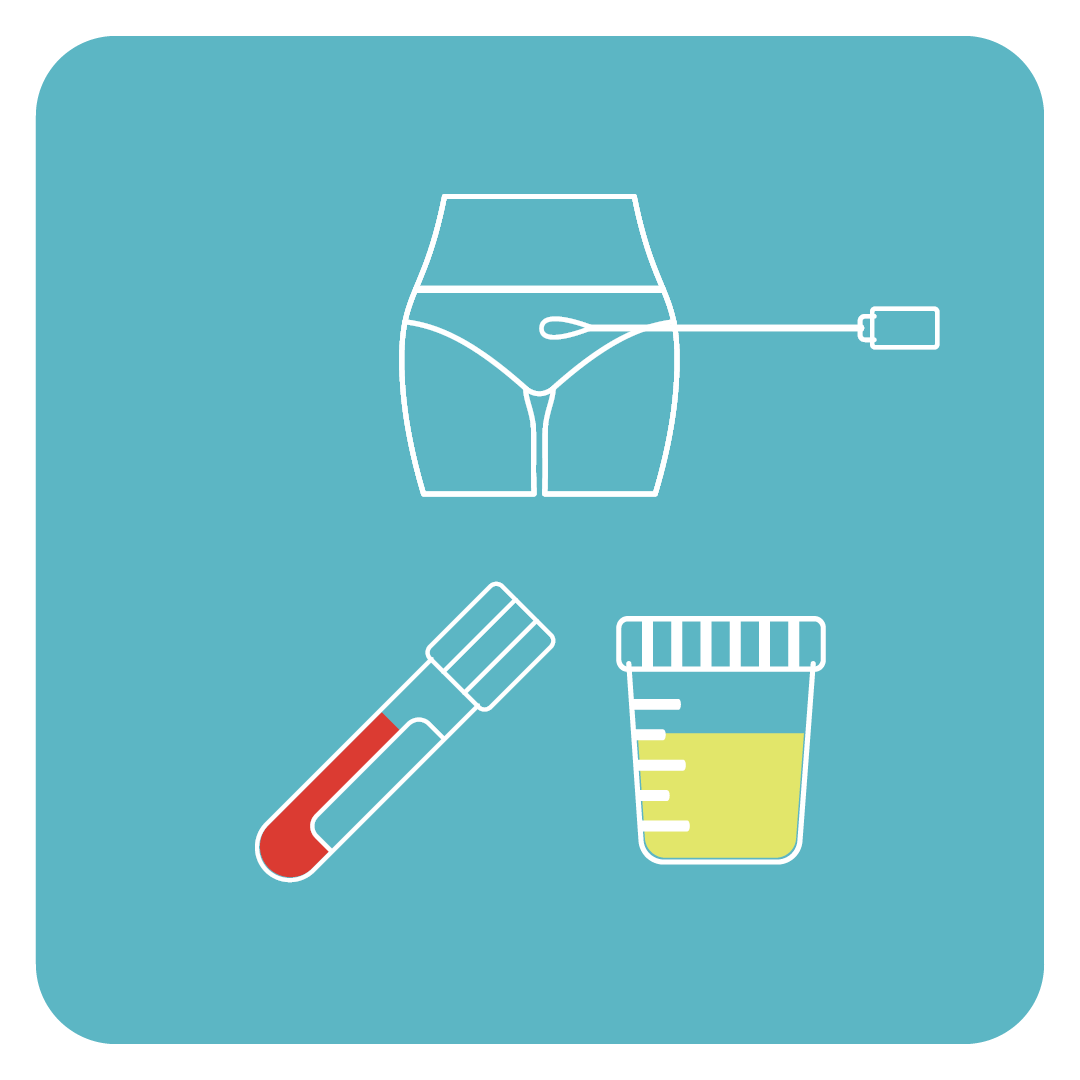 Vaginal STI test (icon image)