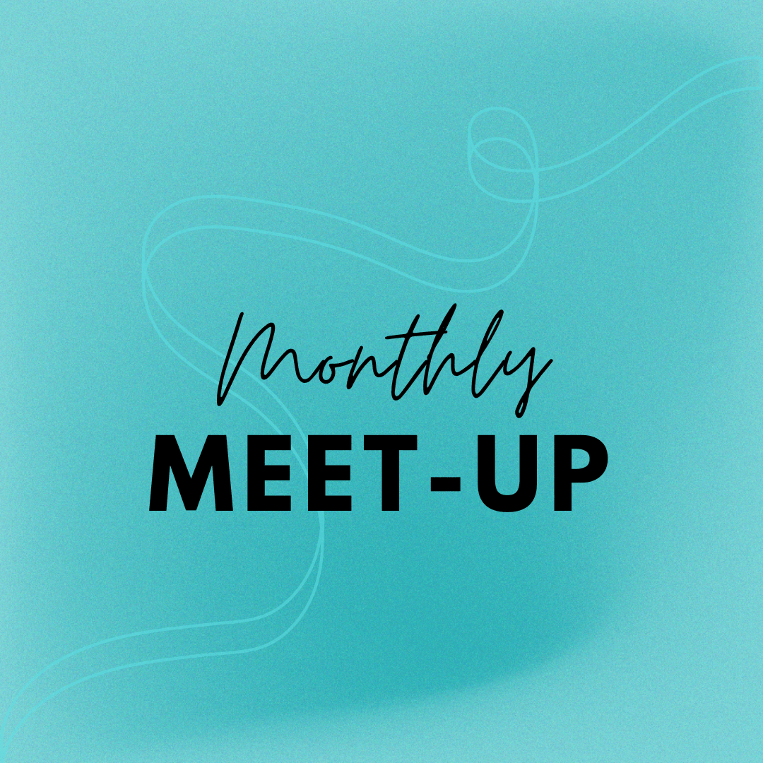 Monthly Meet-up (text image)